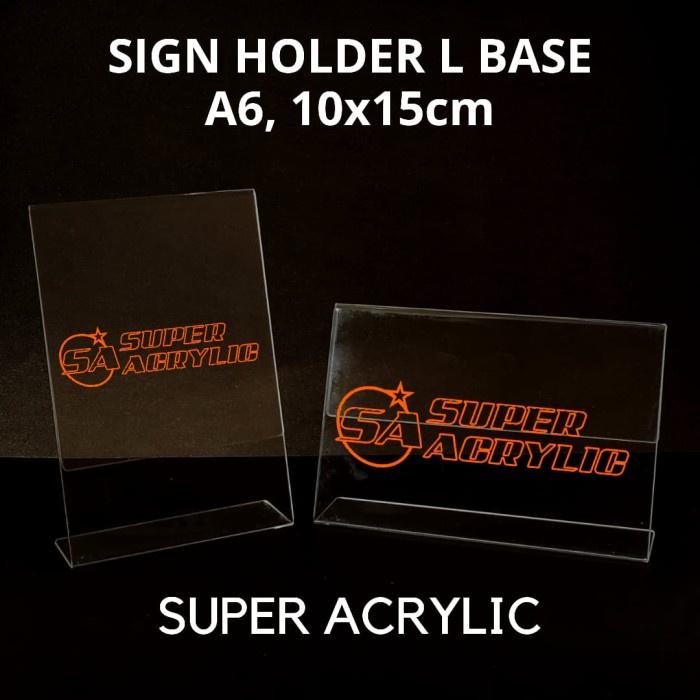 

Update Sign Holder L Base 10X15 Cm Trendi