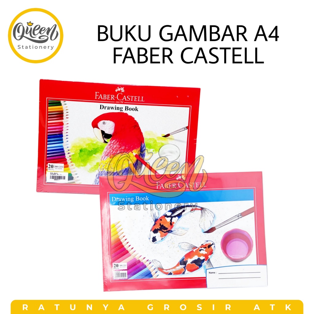 

1 PCS (20 LEMBAR) BUKU GAMBAR A4 FABER CASTELL / DRAWING BOOK