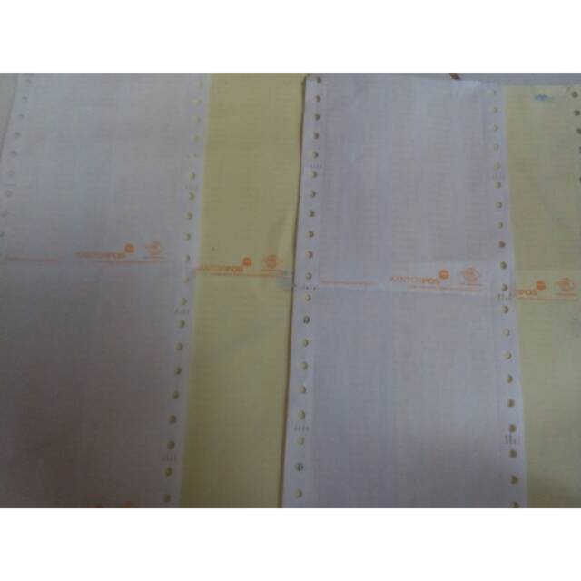 Kertas Resi Agen Pos Indonesia 2Ply untuk 2000 trx
