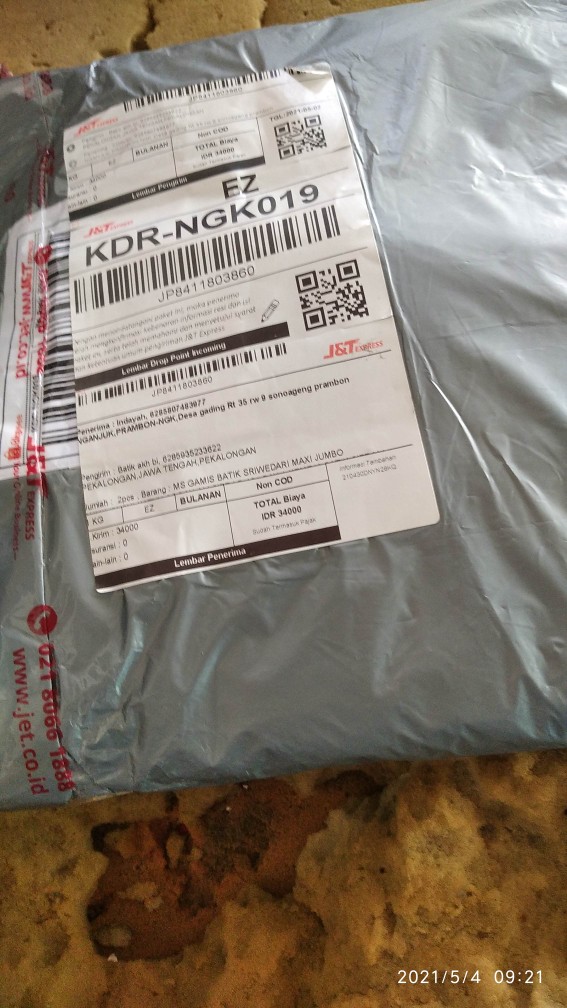 Ms Gamis Batik Sriwedari Maxi Jumbo Bumil/busui Katun Sogan Allsize Ld 104 Dan 120.