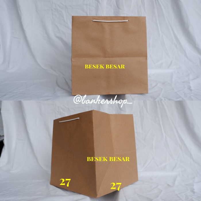 

Besek Besar / paperbag persegi / paperbag coklat / paperbag craft /