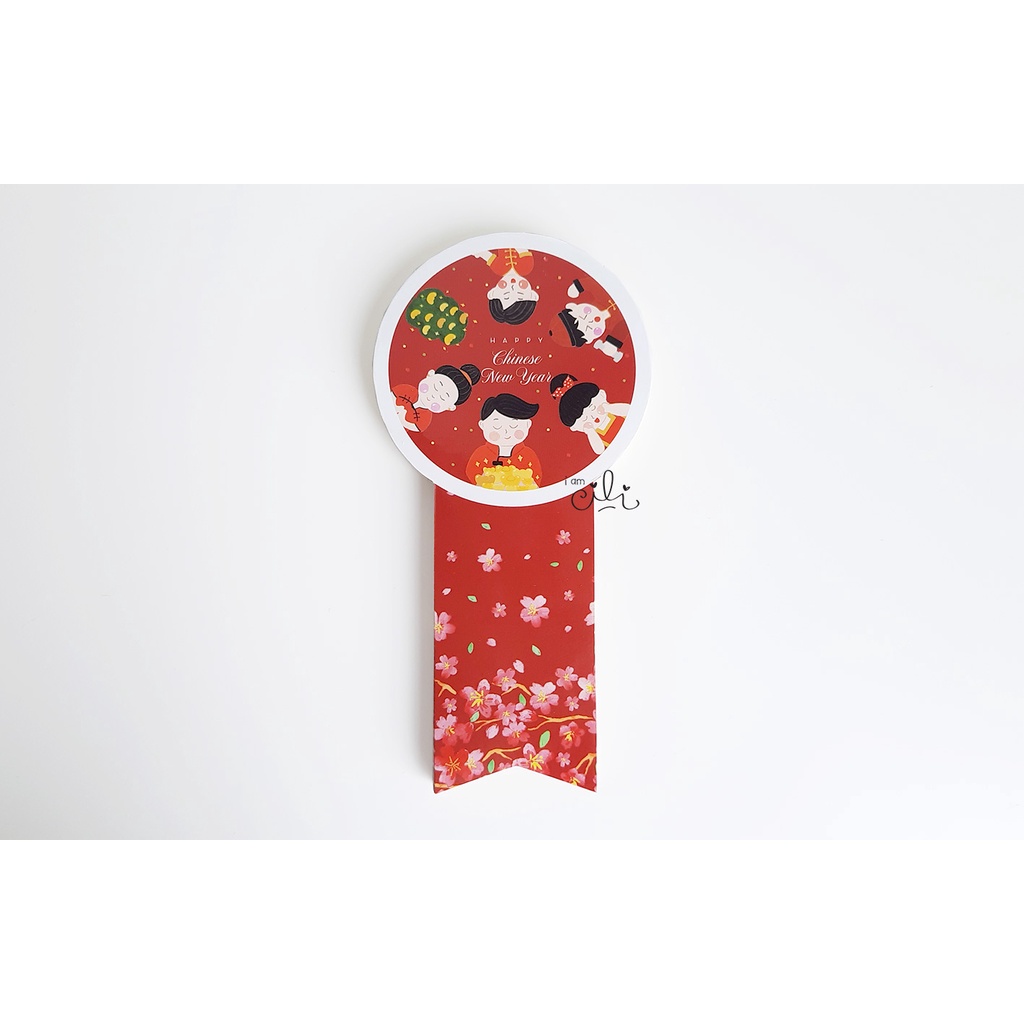 

(SCNY033/SCNY034) stiker imlek cny sincia untuk toples paperbag dus kotak iamcili [25pcs]