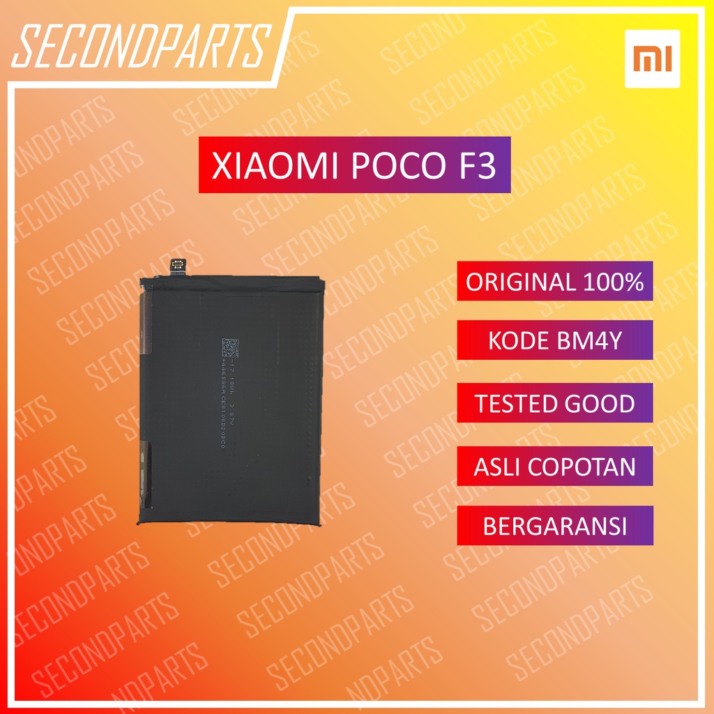 BATERAI BATRE BATTERY BM4Y XIAOMI POCO F3 ORIGINAL COPOTAN