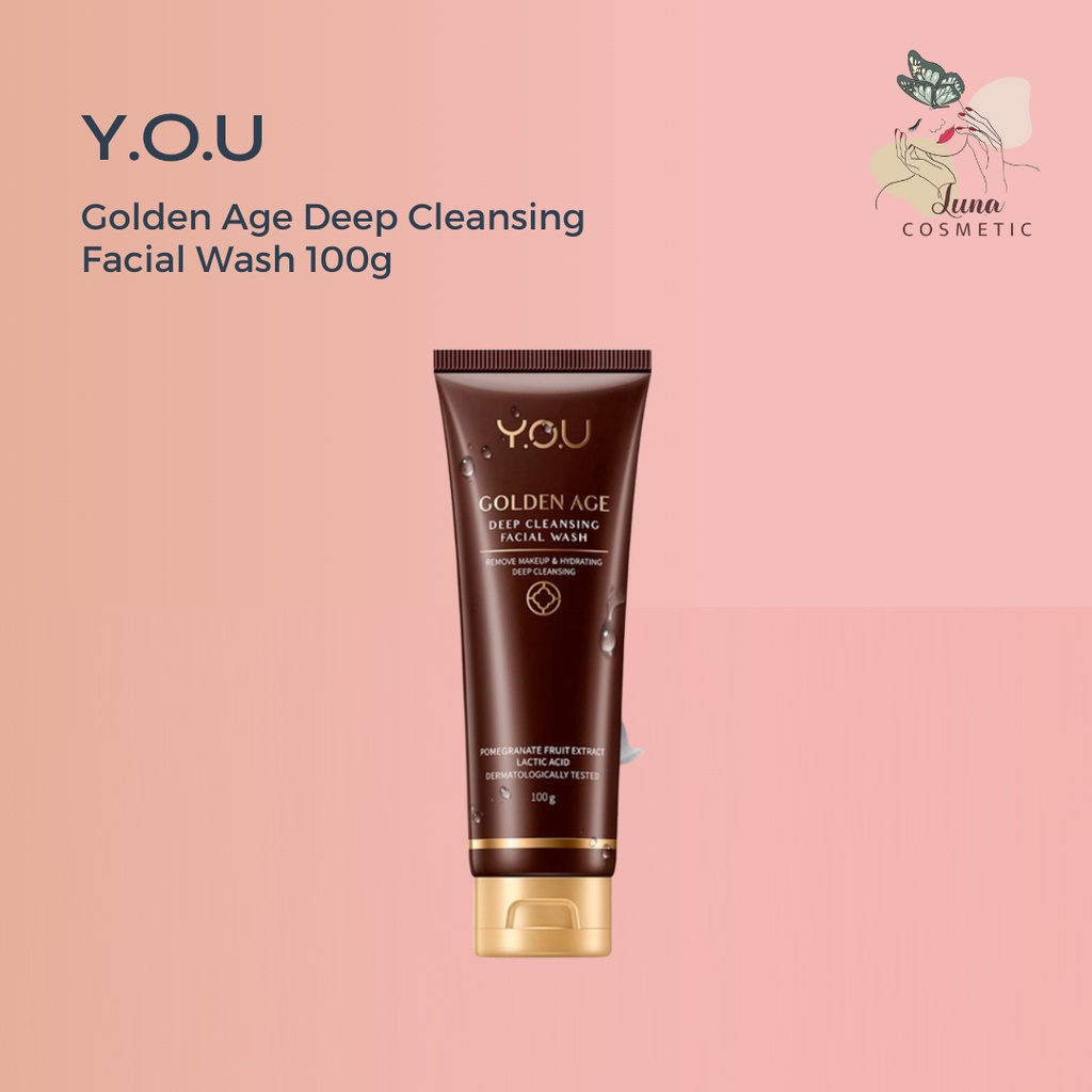 YOU Golden Age Deep Cleansing Facial Wash 100g [Deep Pore Cleansing &amp; Removes makeup]