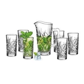 *****] Set 7 Pcs Teko Air Minum & Gelas 2zl Krishome