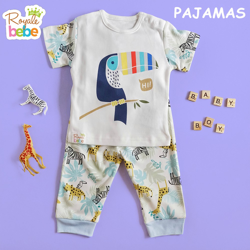 

Royale Bebe Short Sleeve Pajamas PARROT