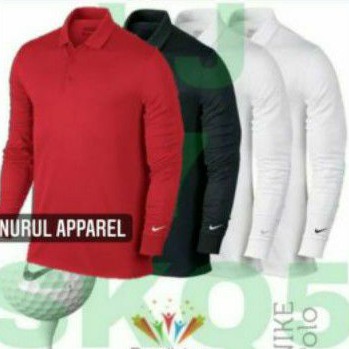 polo shirt panjang / kaos kerah panjang NIKE GOLF