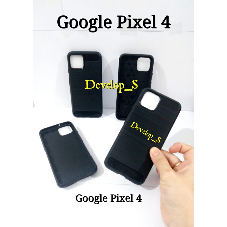 Case Rugged Casing Fiber Carbon Google Pixel 4 / Pixel 4A