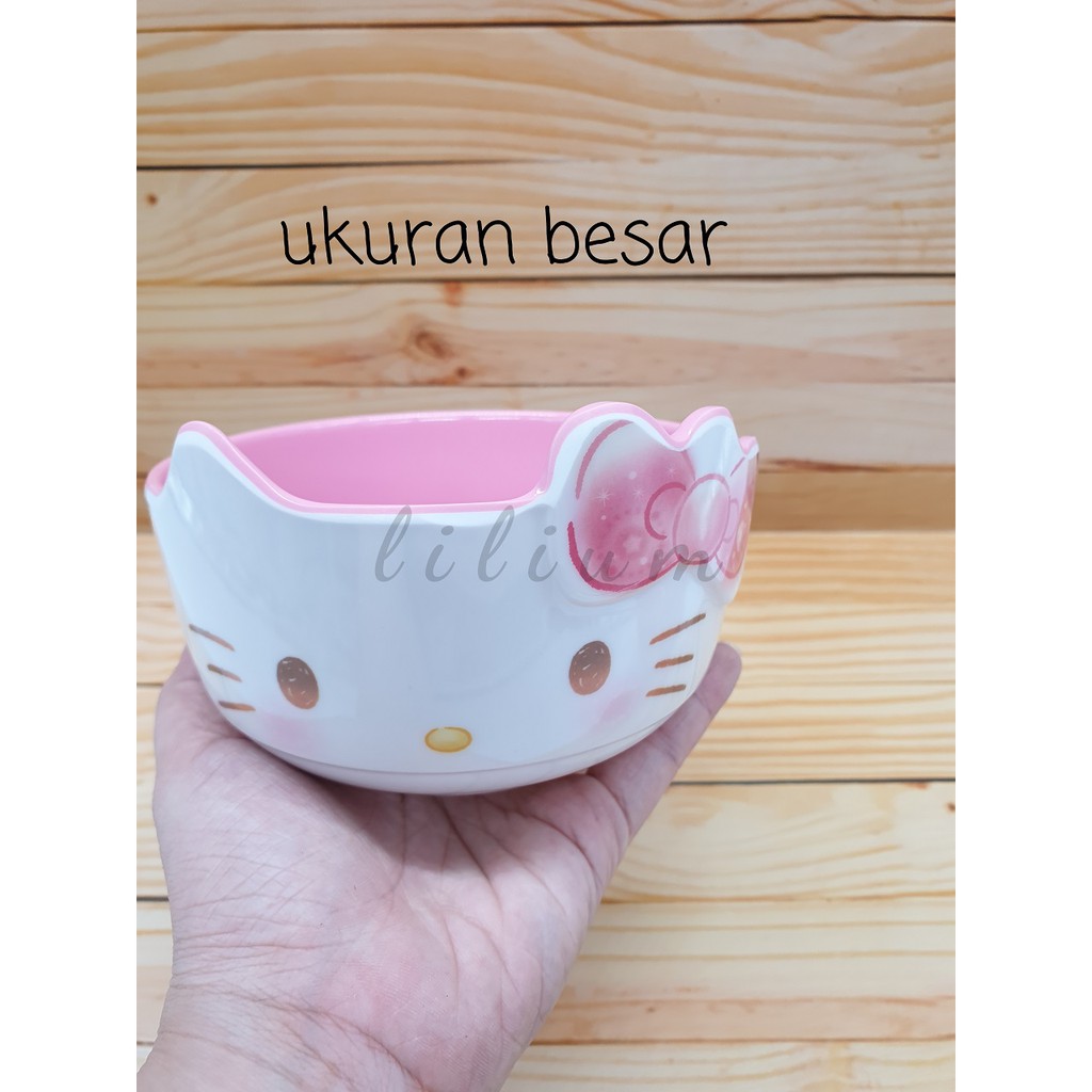 Mangkuk Melamin Timbul Hello Kitty My Melody Mangkok Bowl Melamine