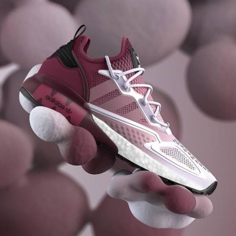 ADIDAS ZX 2K BOOST "PURPLE TINT/MAROON/CORE BLACK"High Premium QualityBNIB (Brand New In Box)
