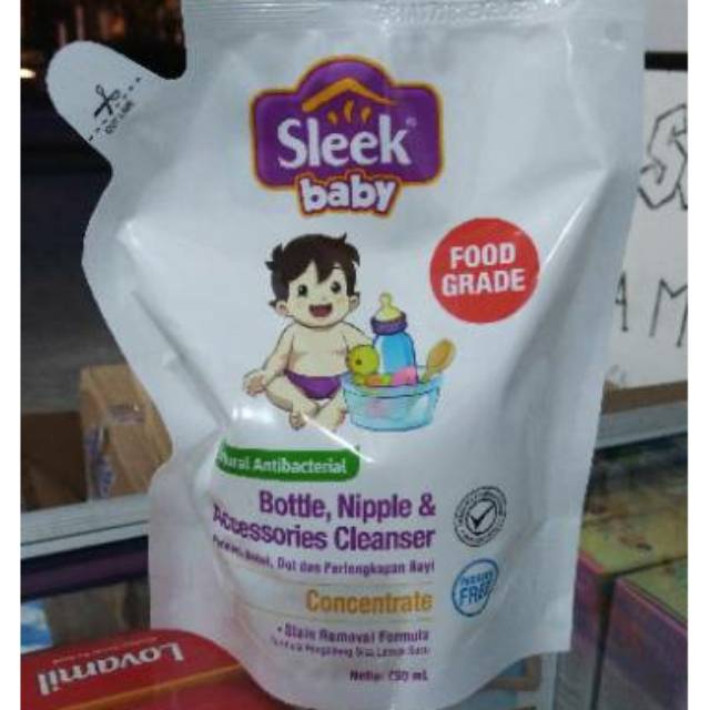 Sleek Baby Pencuci Botol Dot Dan Perlengkapan Bayi Laundry Detergent 450 Ml 900 Ml