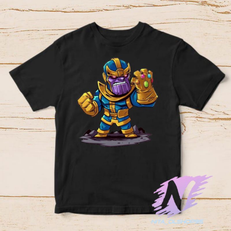 kaos anak avenger thanos baju karakter superhero