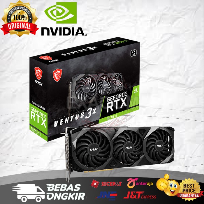 VGA MSI RTX 3070 Ti Ventus 3x 8GB OC - RTX 3070Ti