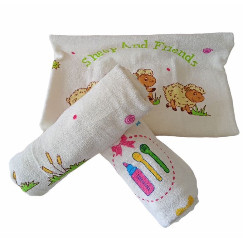 TWIN-HANDUK BAYI TWIN TANGGUNG SIZE 100x50cm-HANDUK BAYI MURAH