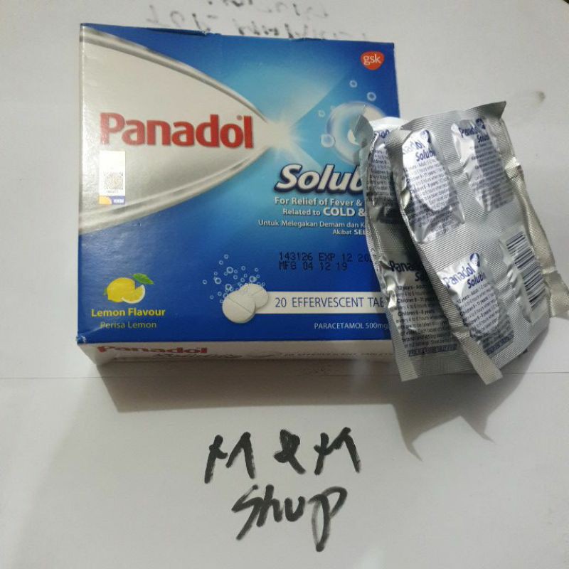 Panadol celup Soluble malaysia