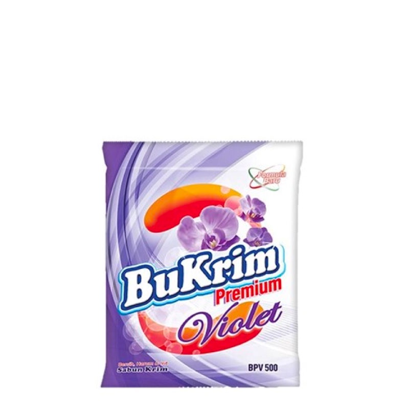 Bukrim Premium Violet Sabun Cuci Pakaian 170 gr