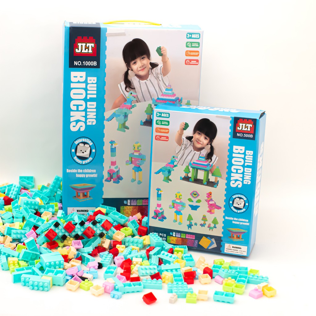 Puzzle Building Block 1000 pcs dan 500 pcs