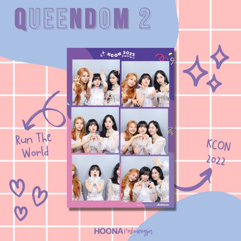 [READY] Poster Fankit QUEENDOM 2 KCON 2022 MNET VIVIZ HYOLYN WJSN LOONA KEP1ER BRAVE GIRLS