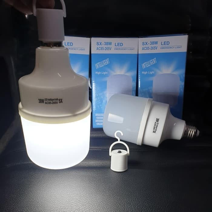 Promo Terbaru!!! Bohlam Lampu Magic LED SX 38w Tetap Menyala Saat Mati Lampu