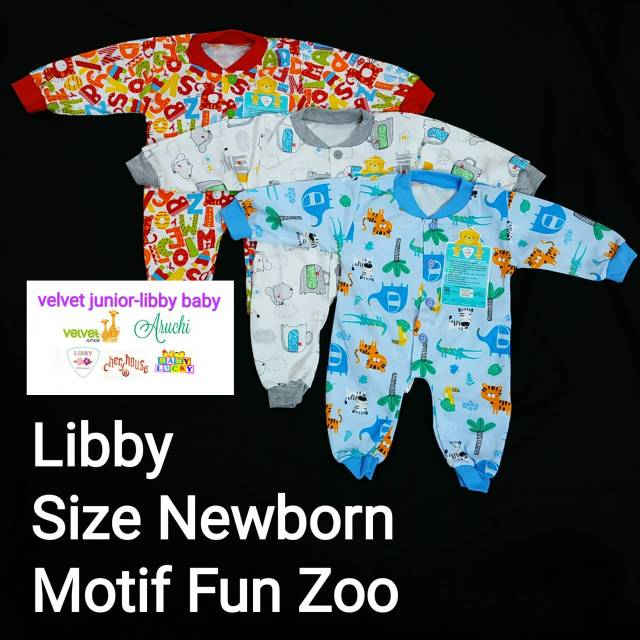 Libby Size Newborn Baju  Kodok  Jumper Panjang 2 Shopee  