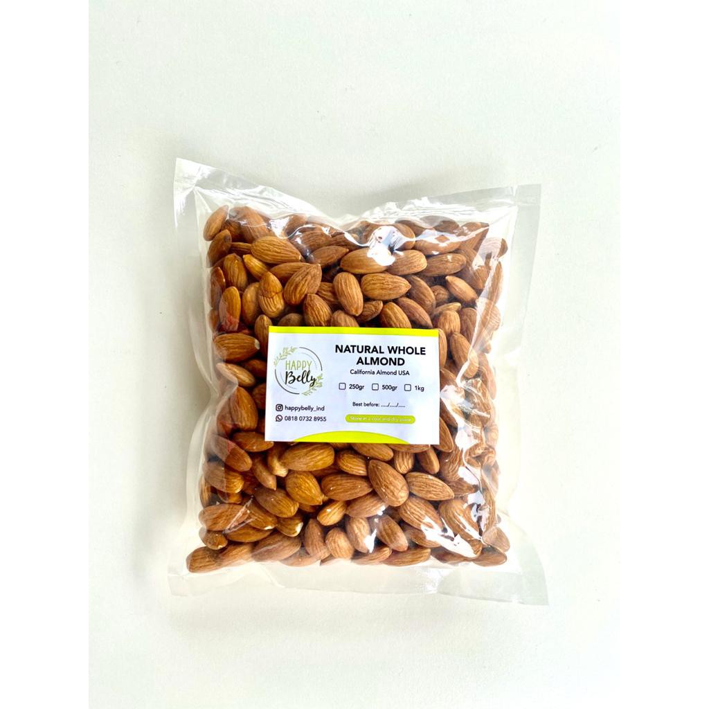 

Premium Kacang Almond Mentah - Uk 500 gr