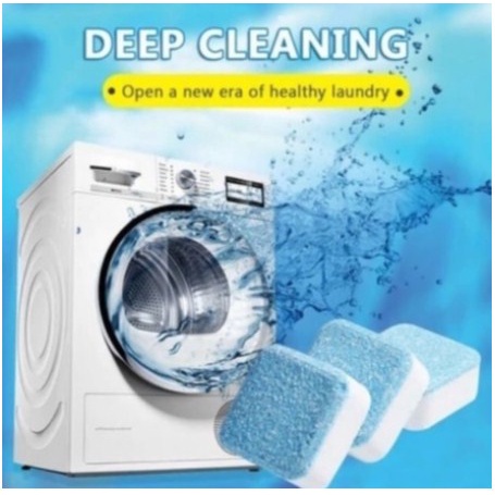 Tablet Pembersih Mesin Cuci Penghilang Bakteri Deep Cleaning Washing