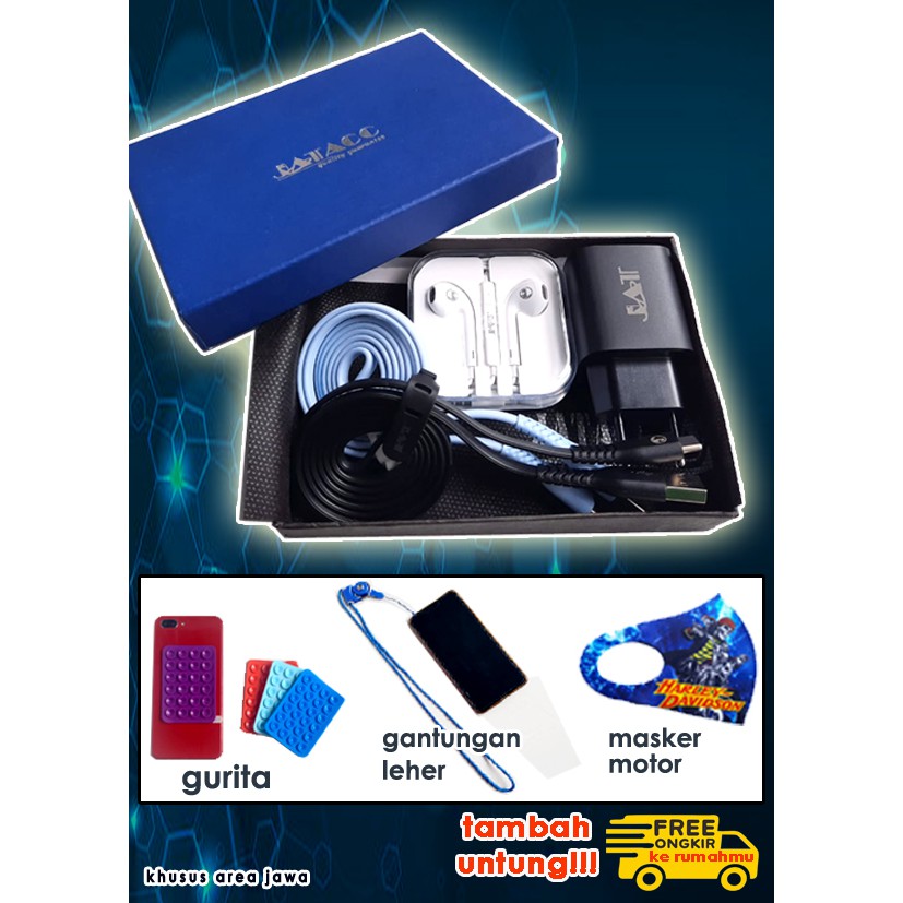 JAT AKSESORIS HP Travel Charger Bundle