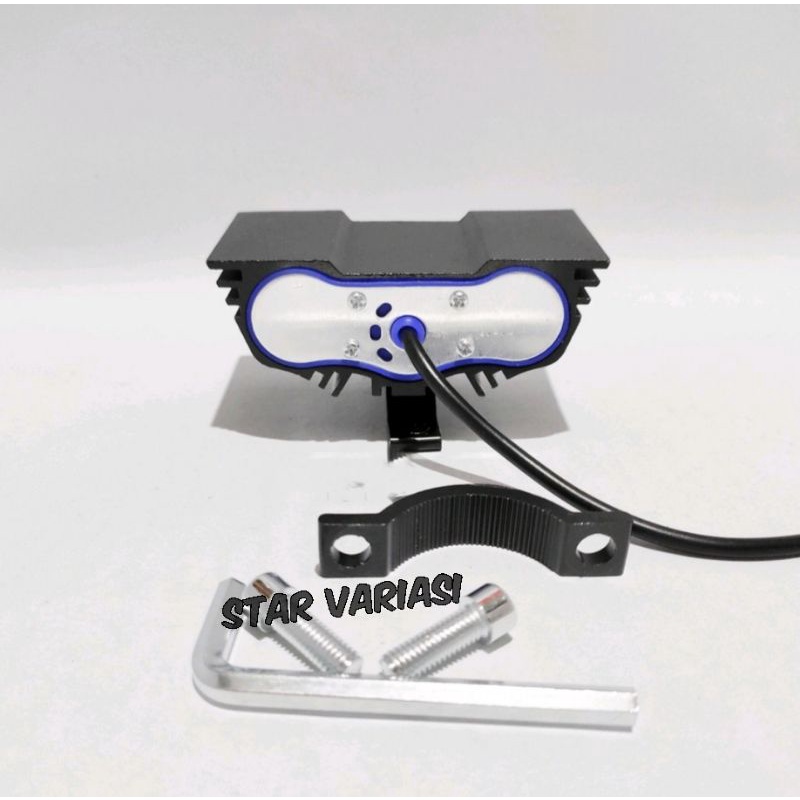 Lampu tembak sorot motor LED cree mini owl ultrafire 3 mata highgrade