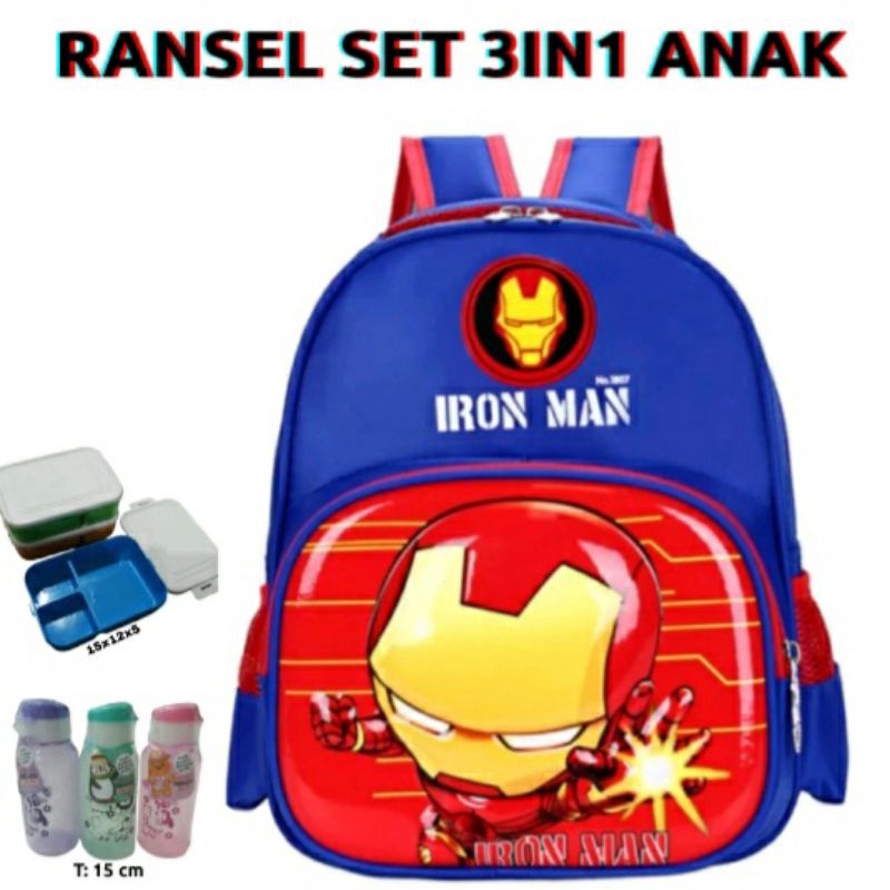 dem_sare / DS1132 - Tas ransel kecil mini karakter Tas Ransel Anak Sekolah PAUD TK SD Tas Ransel Anak Terbaru karakter Cartoon