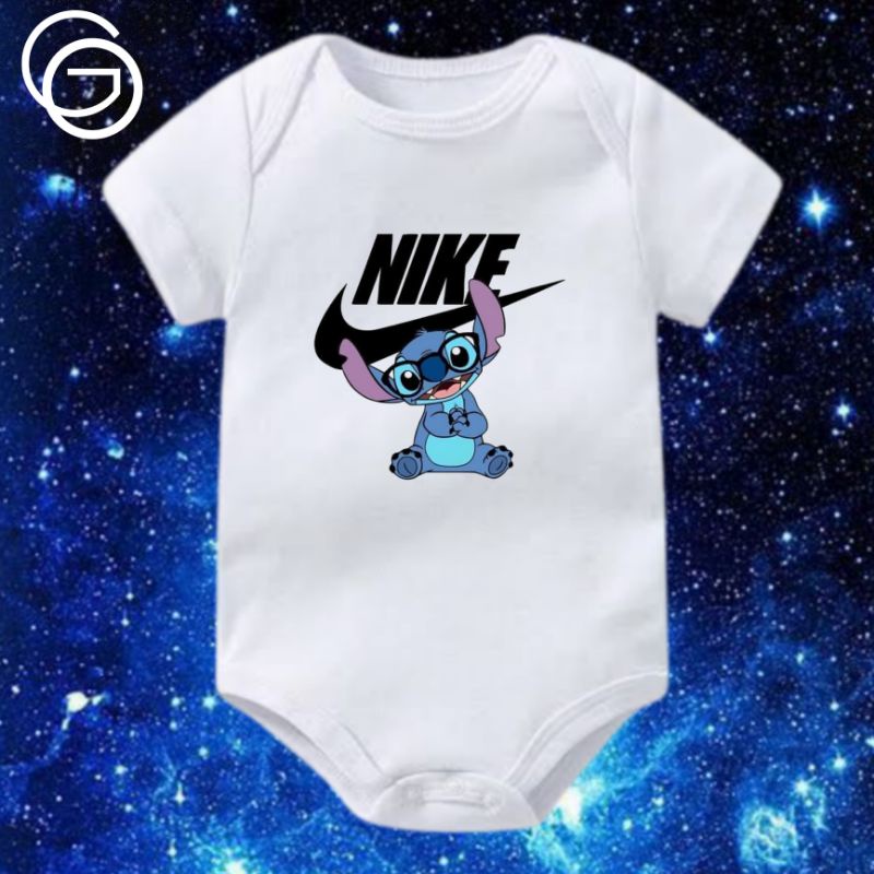 JUMPER BAYI NIKE STITCH KAOS BAJU BAYI USIA 0 - 12 BULAN SAMPAI 1 TAHUN BABY KIDS NEWBORN