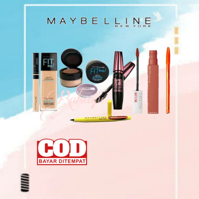 Maybelline Set Make up - Paket Kosmetik Maybelline - Paket Make up Maybelline - Set Make up Maybelli