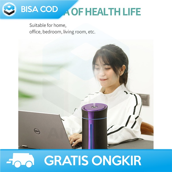 DIFFUSER AROMATHERAPY HUMIDIFIER TAFFWARE SMART FITUR 1100ML HEALTHY