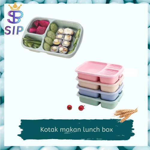 Lunch Box Yummy Microwavable 3 Sekat