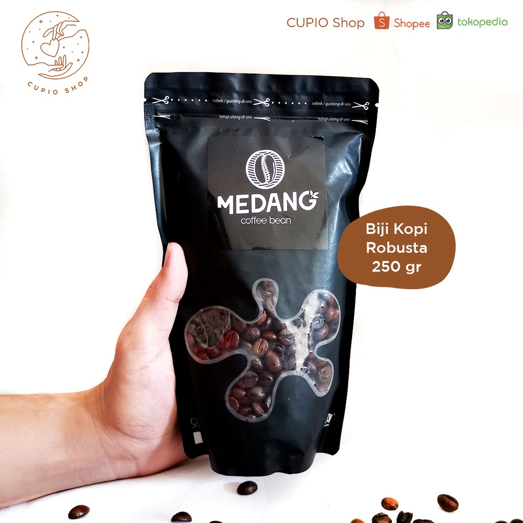 

Biji Kopi Robusta Medang 250 gr / Robusta Coffee Beans