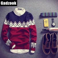Sweater Cowok Gaston Navy