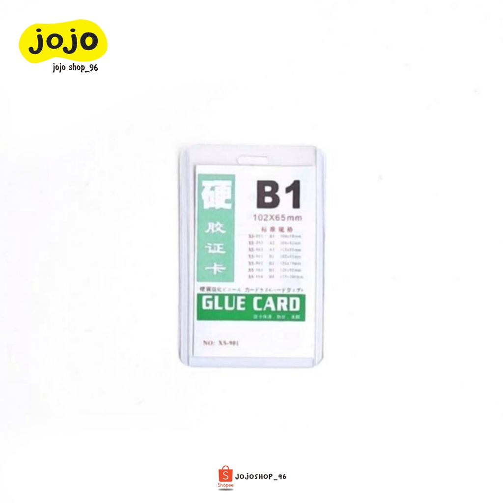 

ID Card Holder | Name Tag | Name Card | Glue Card MIKA B1 Ukuran 102mm x 65mm (20pcs)