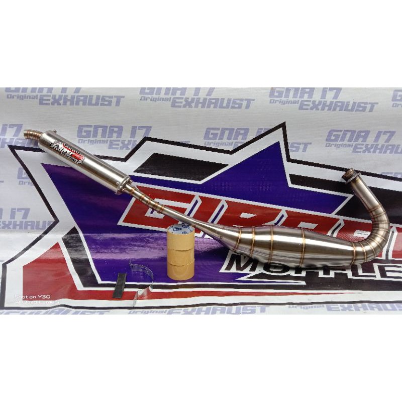 knalpot ninja rr r ss stenlis abrt20