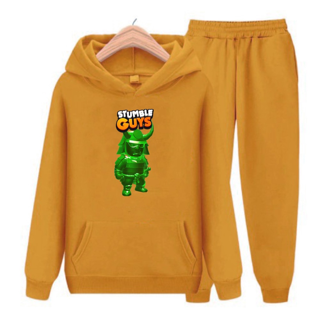 Setelan Sweater Hoodie Anak Stumble Sogun SIZE S - XXL/COD/Set Anak Topi