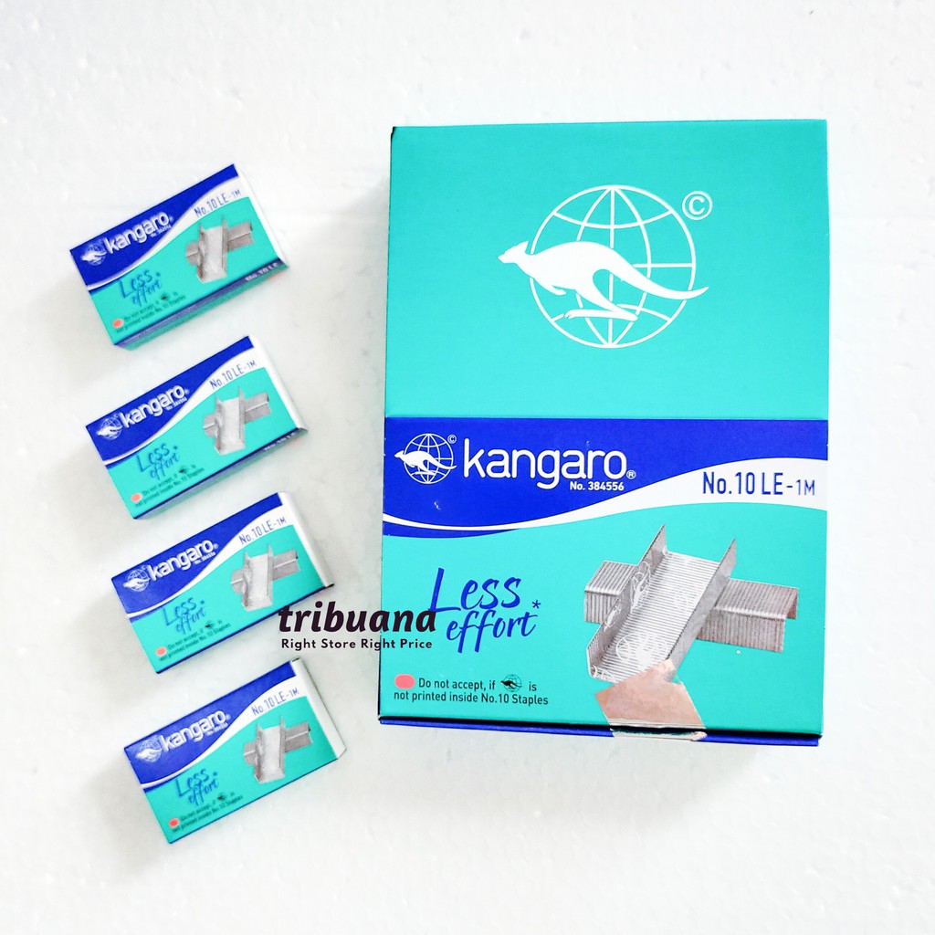 

Isi Staples kangaro HD10 No.10-1M (Kecil)