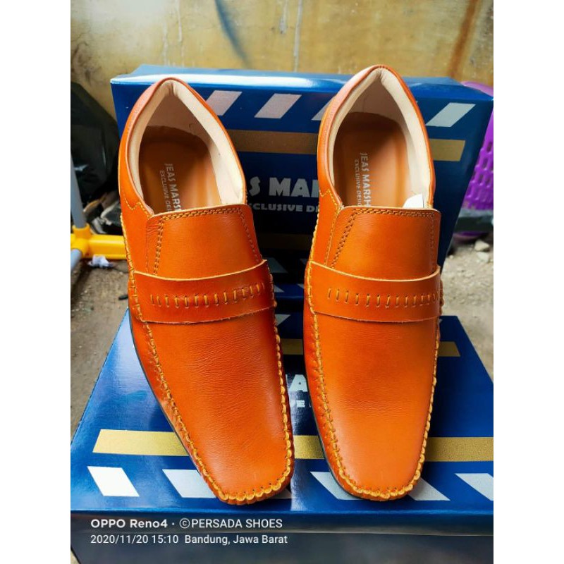 Sepatu Casual Kulit Pria Jeas Marshal Kr 102 ( Produksi Sendiri )