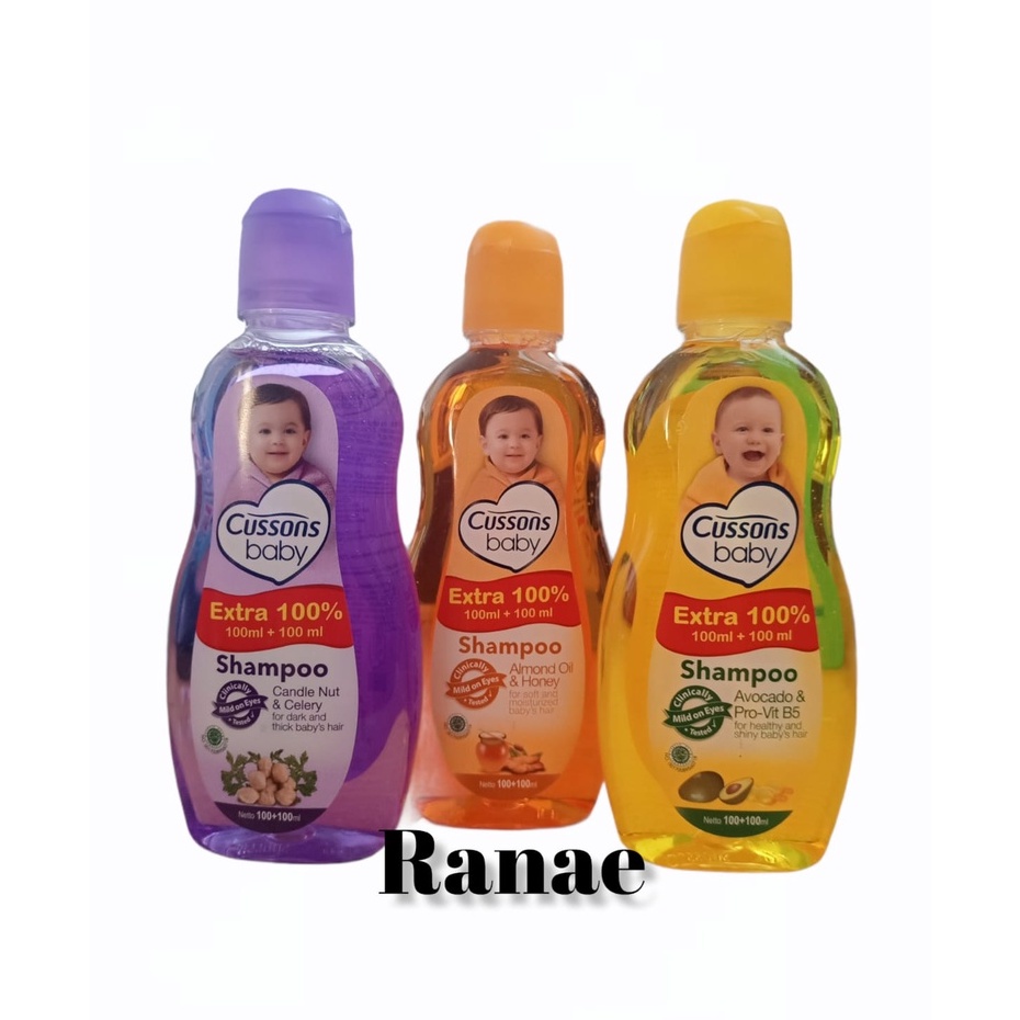 CUSSONS BABY SHAMPOO EXTRA ISI 100ML+100ML CUSSON SAMPO BAYI