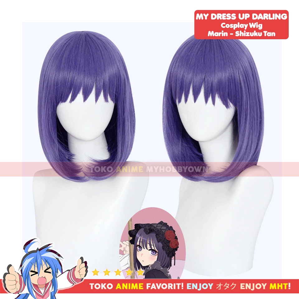 Wig Rambut Palsu Cosplay Anime My Dress Up Darling : Shizuku-tan Marin Kitagawa