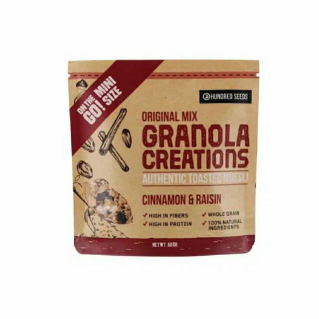 

Granola Creaions Cinnamon & Raisin 60 gr