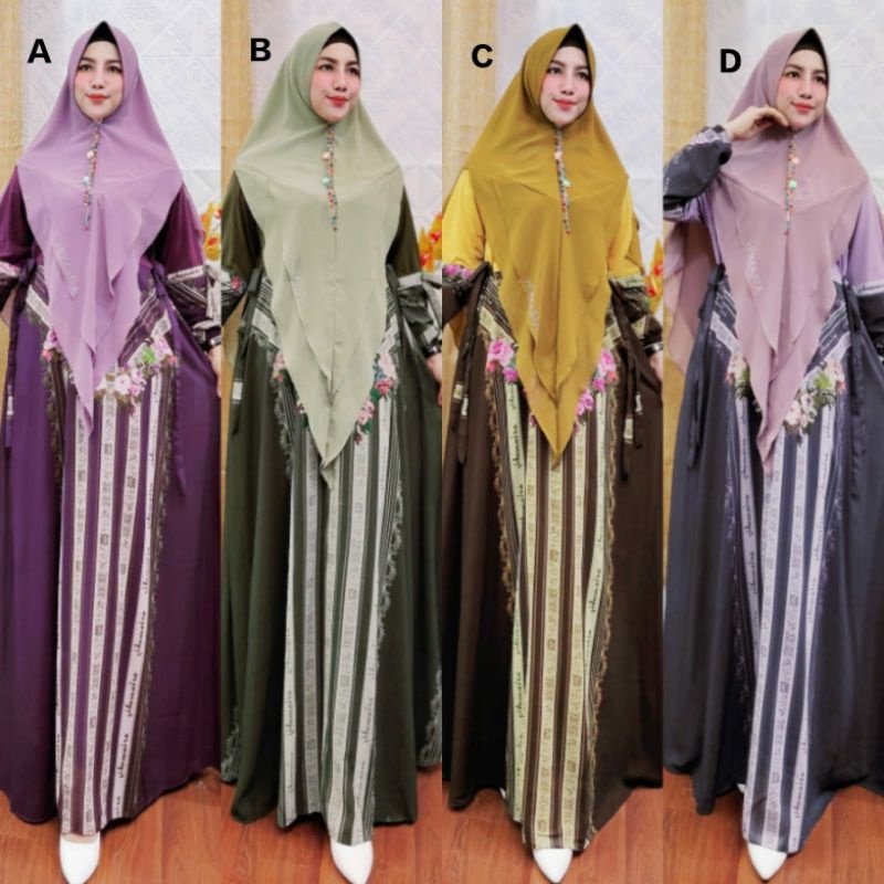 JESSY SERIES BY HUMAIRA GAMIS SYARI TERBARU BAJU SYARI ORIGINAL SET SYARI GAMIS SYARI PREMIUM