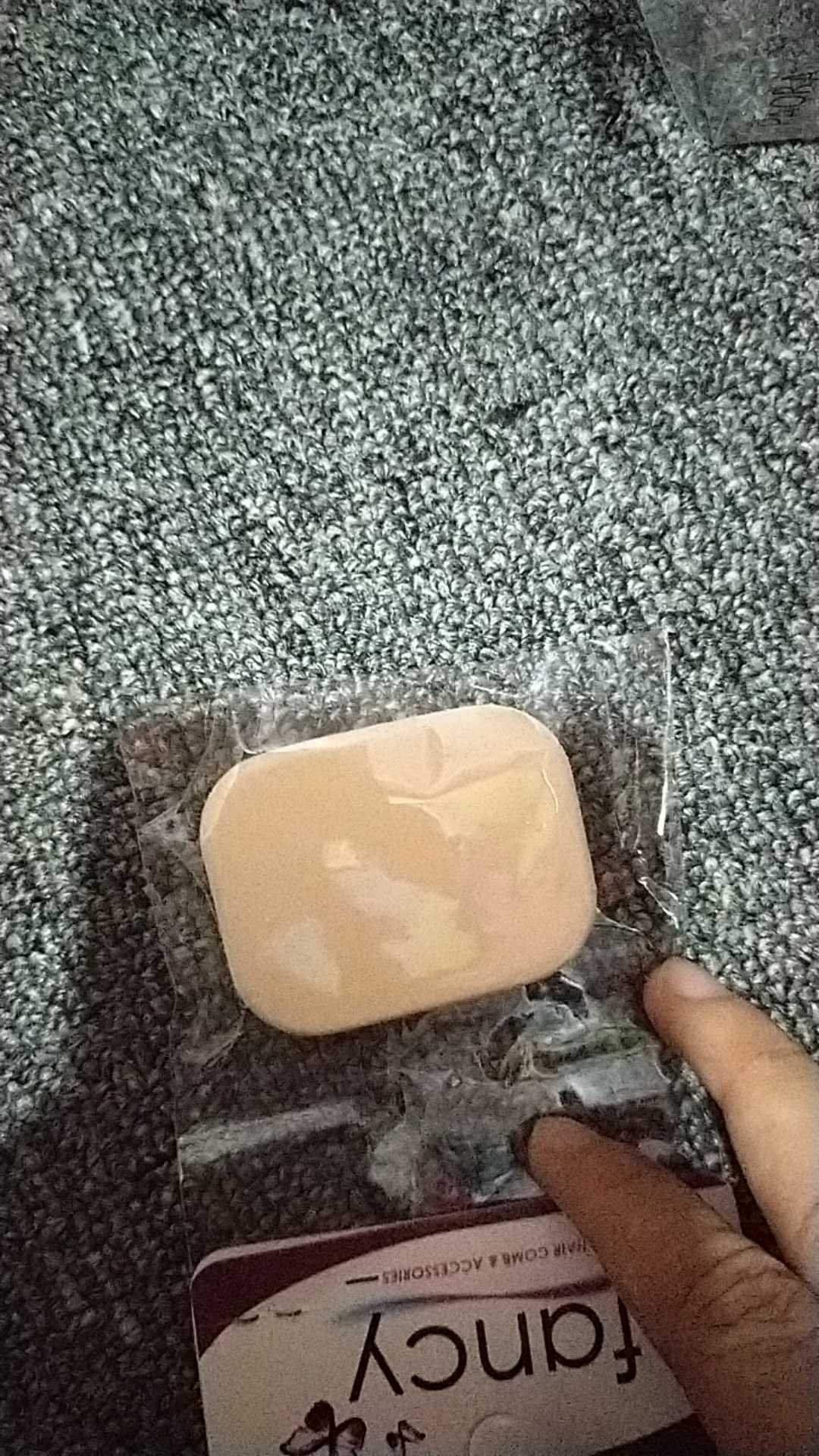 Spon Fancy Segi Coklat