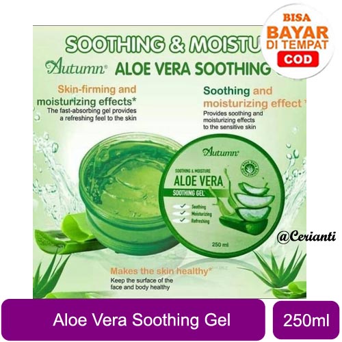 [BPOM] Autumn Aloe Vera Soothing Gel 250ml Soothing &amp; Moisture