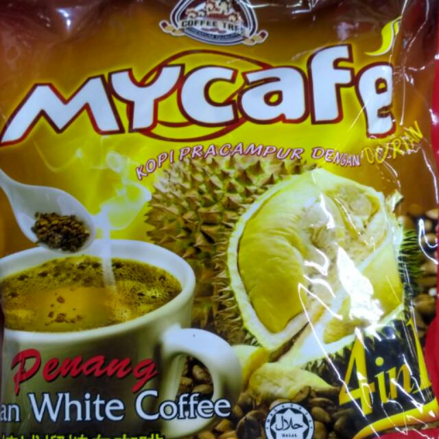 

mycafe durian white coffee 15sachet