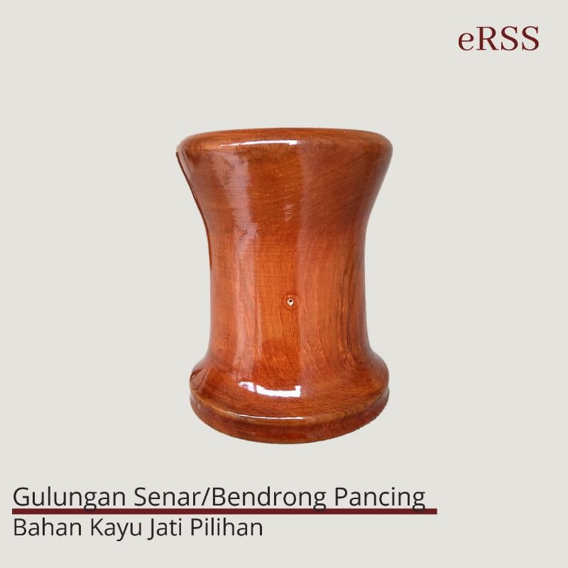 GULUNGAN SENAR PANCING/ BENDRONG PANCING BAHAN KAYU JATI TUA