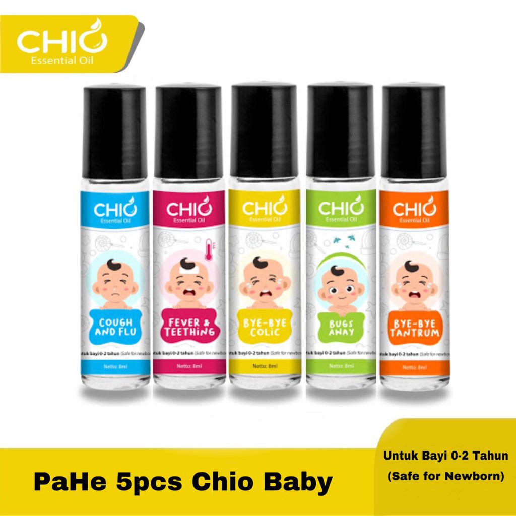 Paket Hemat 5 Pcs Chio Roll On Buat Bayi dan anak-anak