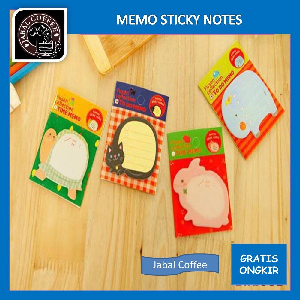 Buku Catatan Kecil / Memo Sticky Notes / Mini Book Karakter Lucu / Sticky Notes Motif Anak